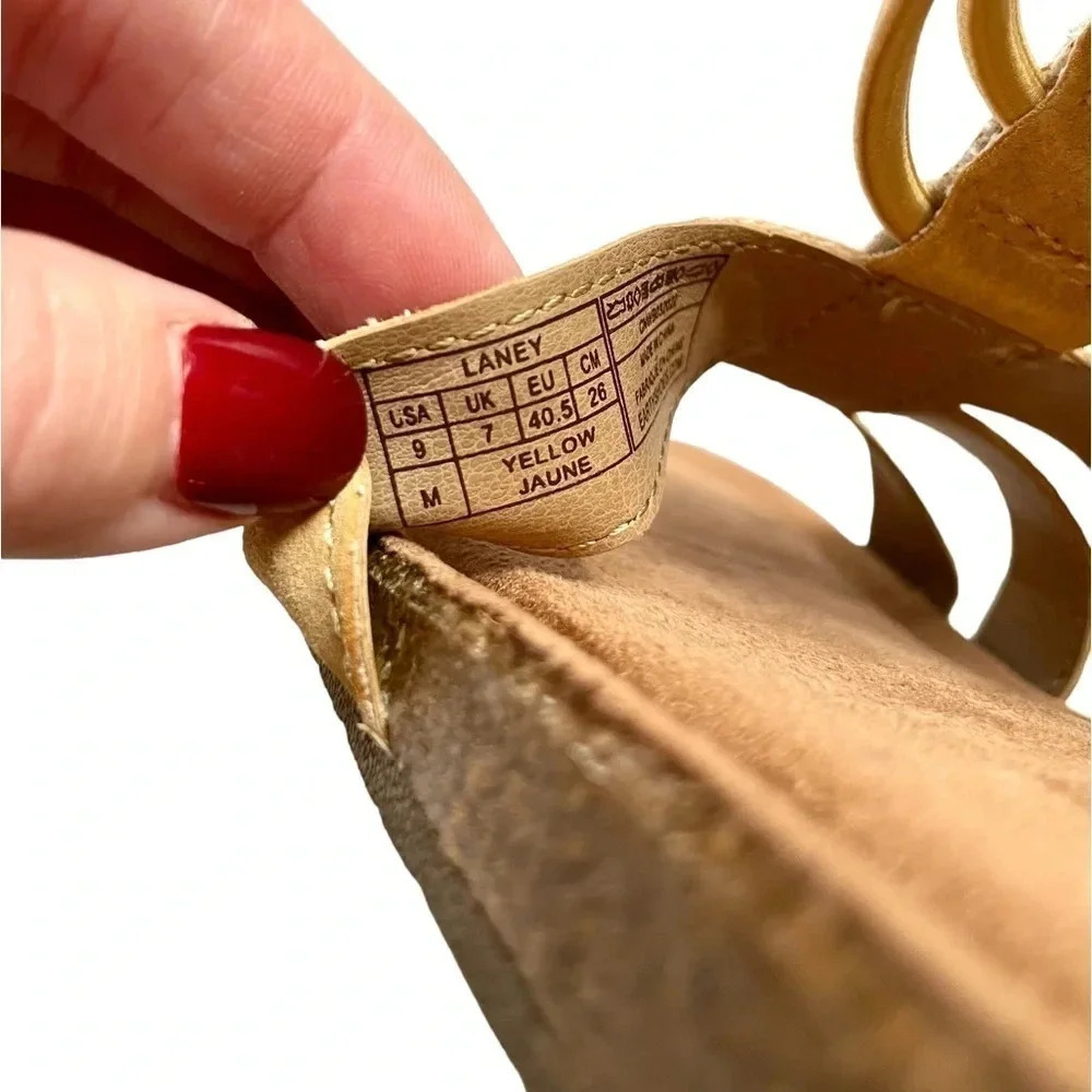 NEW Earth Origins Laney Leather Sling Back Sandals - Picture 3 of 4